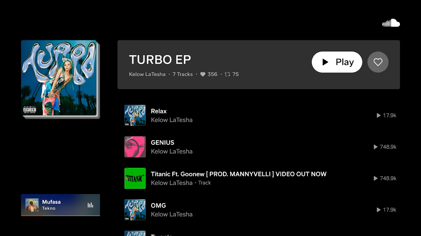 SoundCloud: The Music You Love app store screenshot 11 — Music And Audio (Android)