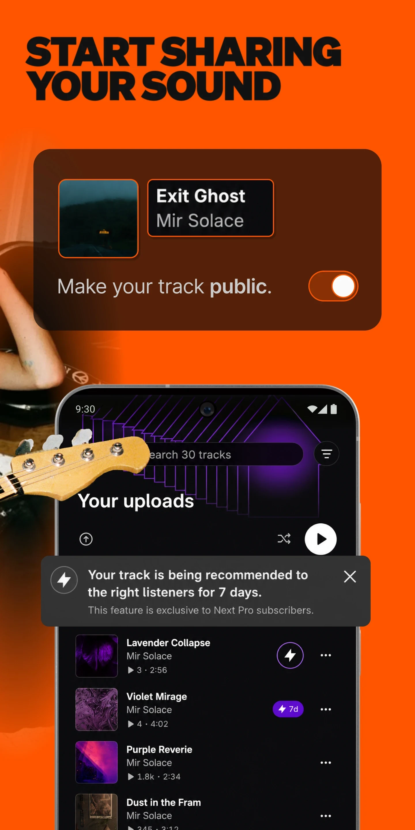SoundCloud: The Music You Love app store screenshot 2 — Music And Audio (Android)