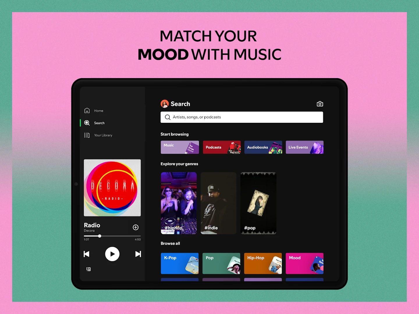 Spotify: Music and Podcasts app store screenshot 21 — Music And Audio (Android)