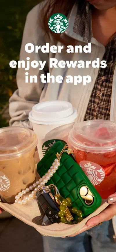 Starbucks app store screenshot 1 — Food And Drink (Android)