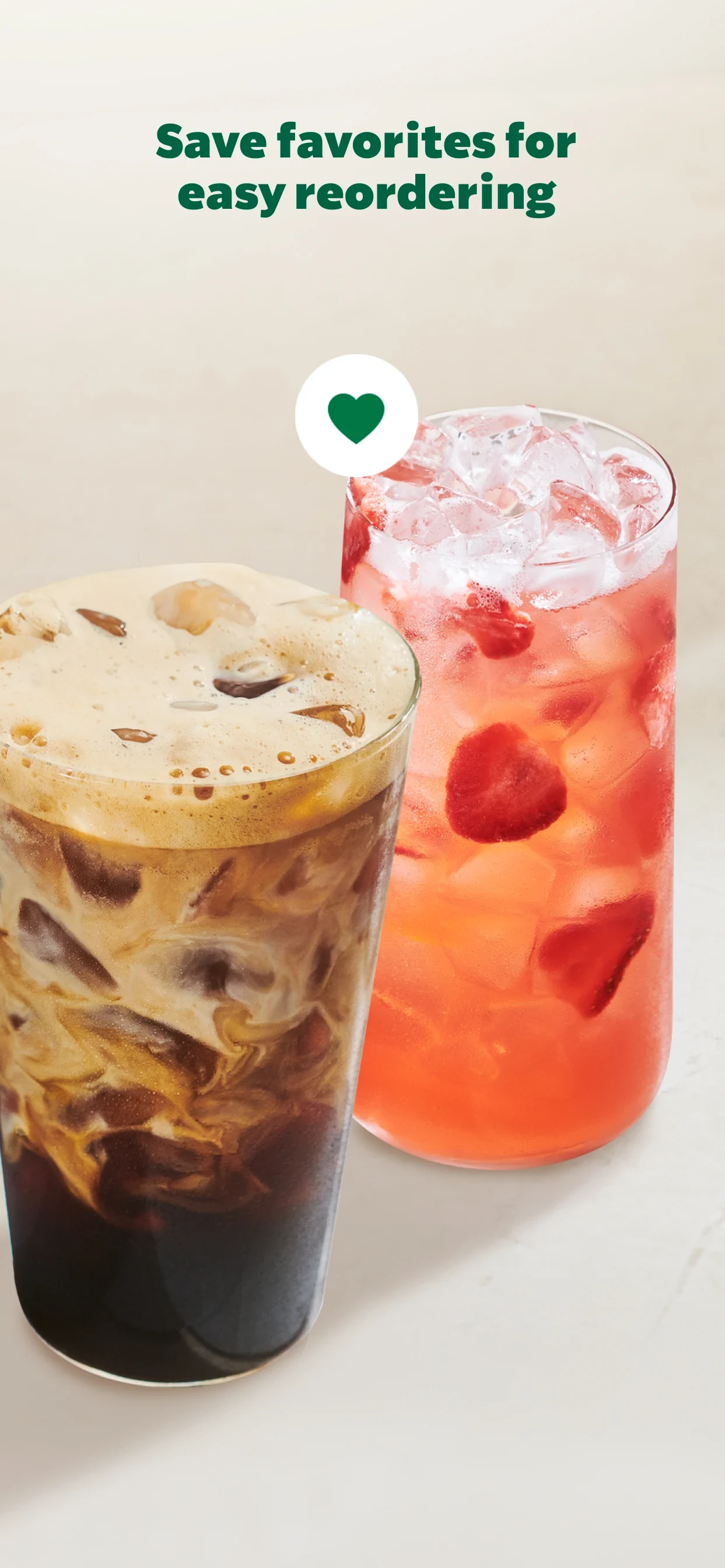 Starbucks app store screenshot 4 — Food And Drink (Android)
