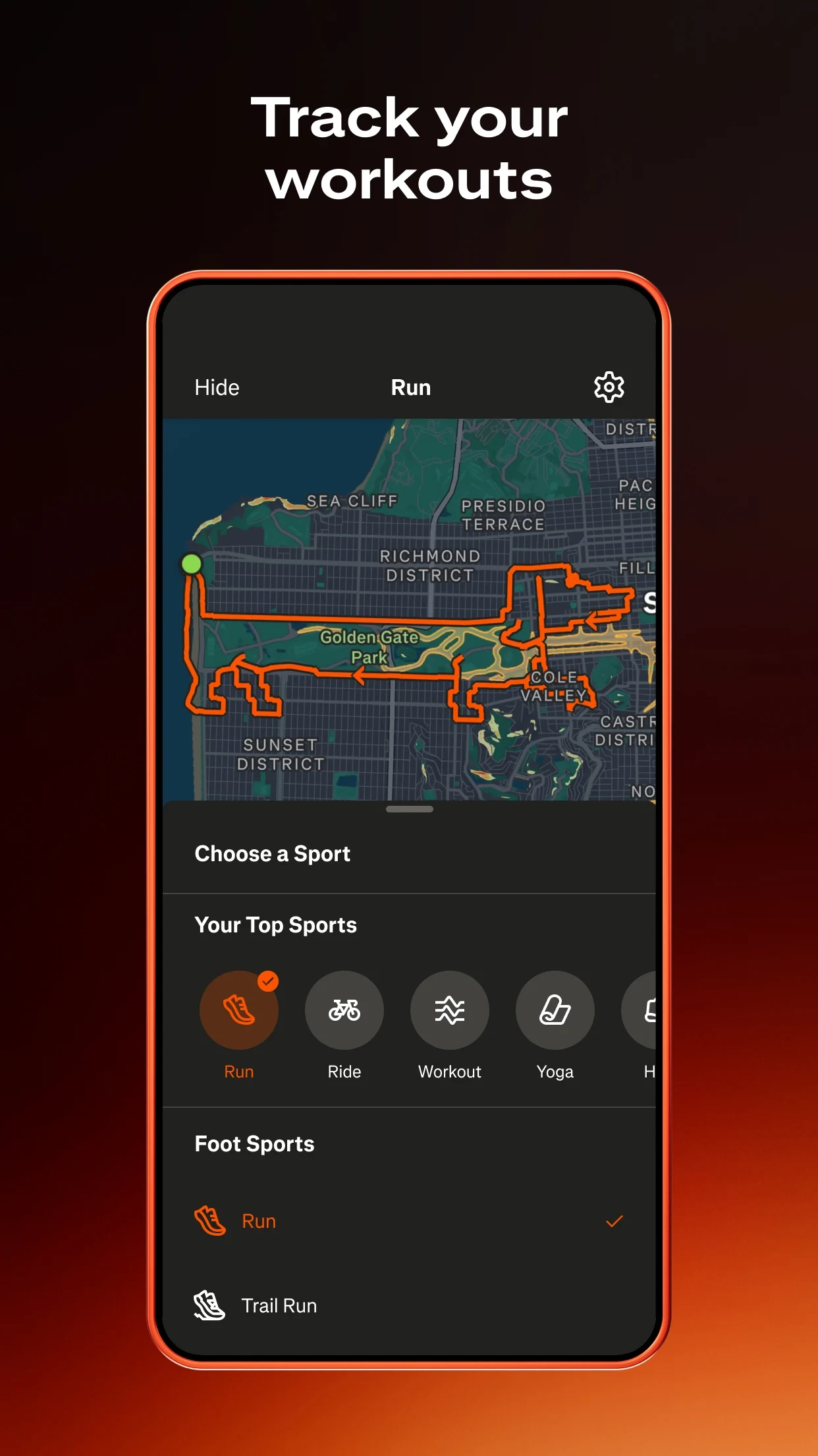 Strava: Run, Bike, Walk app store screenshot 1 — Health And Fitness (Android)