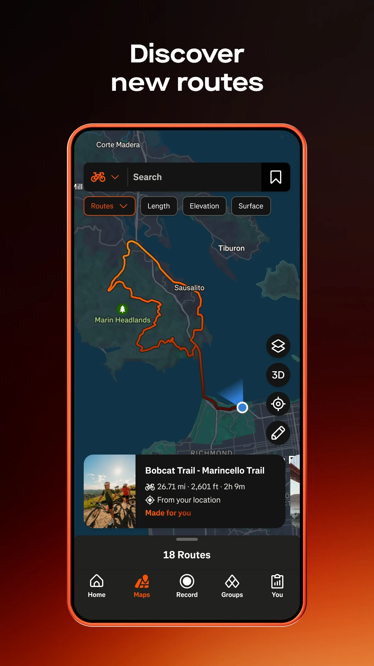 Strava: Run, Bike, Walk app store screenshot 7 — Health And Fitness (Android)