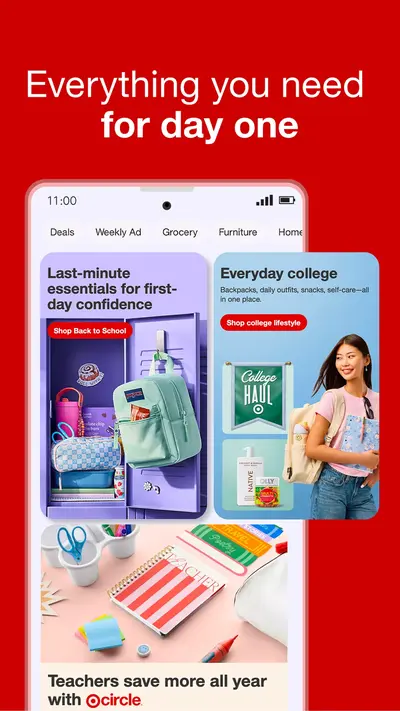 Target: Shop. Style. Save. app store screenshot 1 — Shopping (Android)