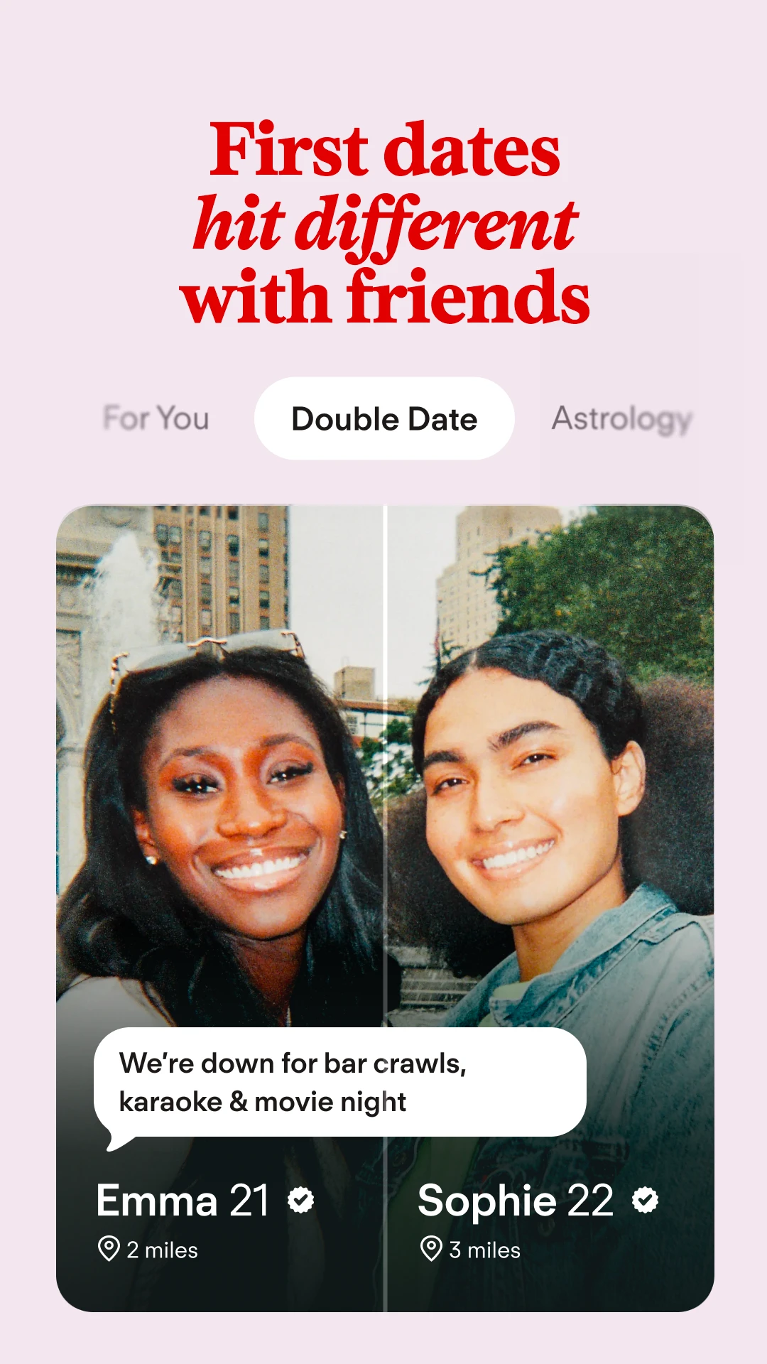 Tinder Dating App: Chat & Date app store screenshot 3 — Dating (Android)