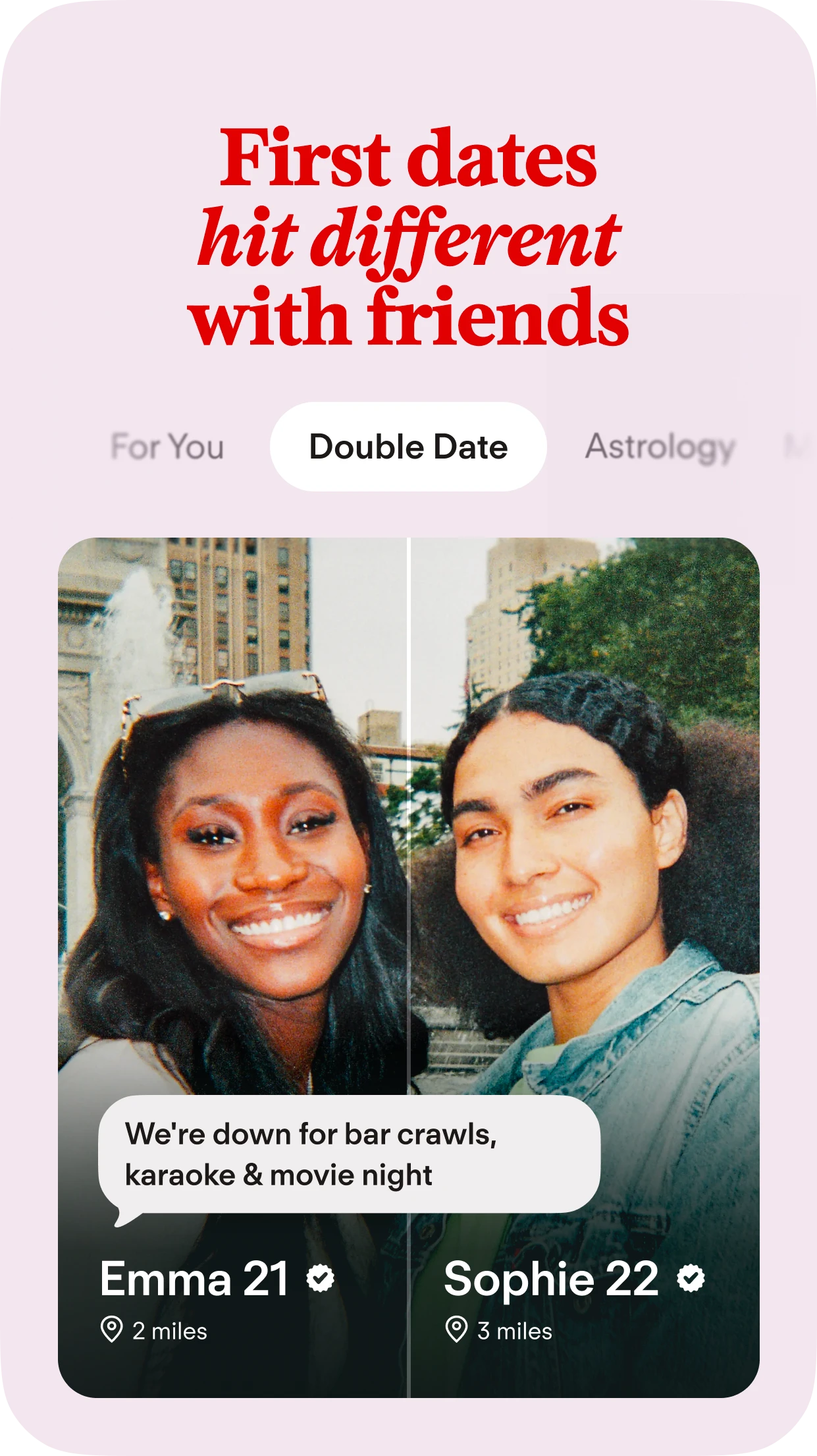 Tinder Dating App: Chat & Date app store screenshot 3 — Dating (Android)