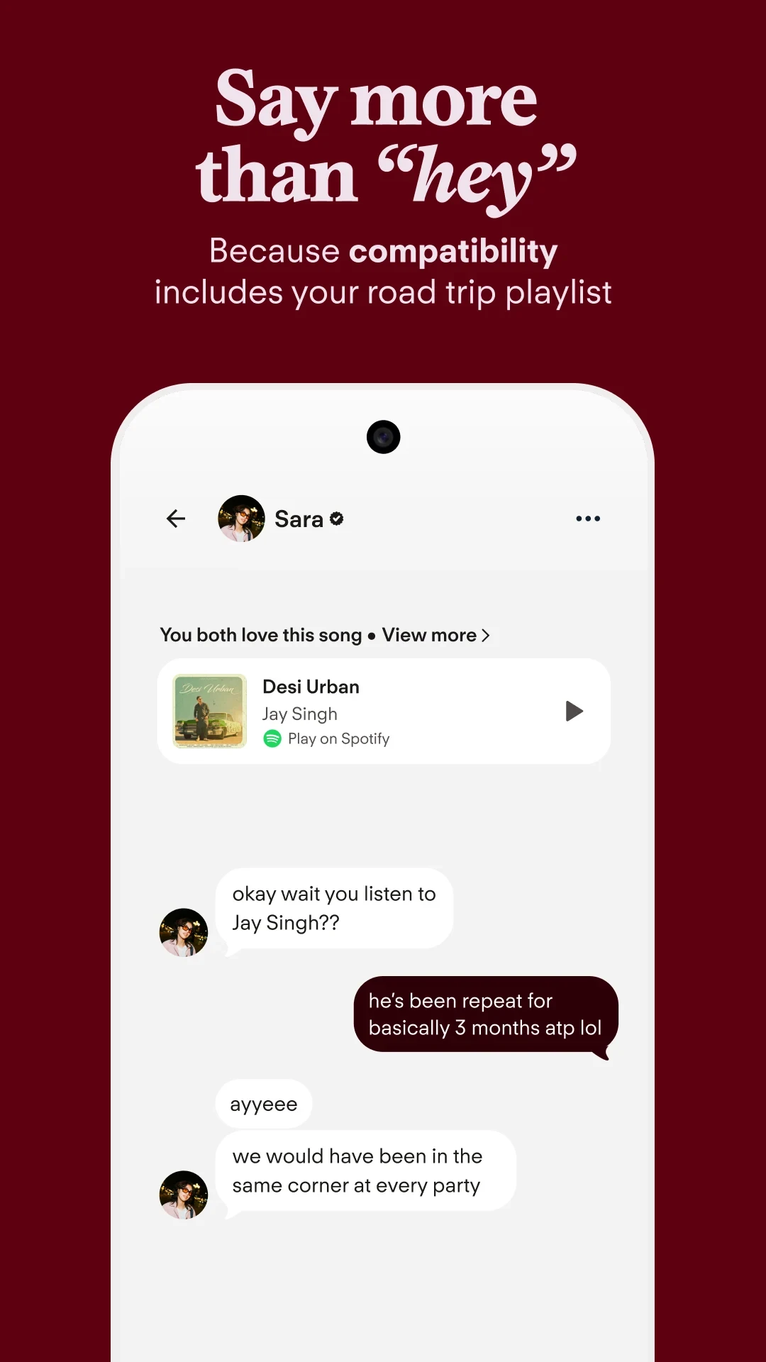 Tinder Dating App: Chat & Date app store screenshot 6 — Dating (Android)