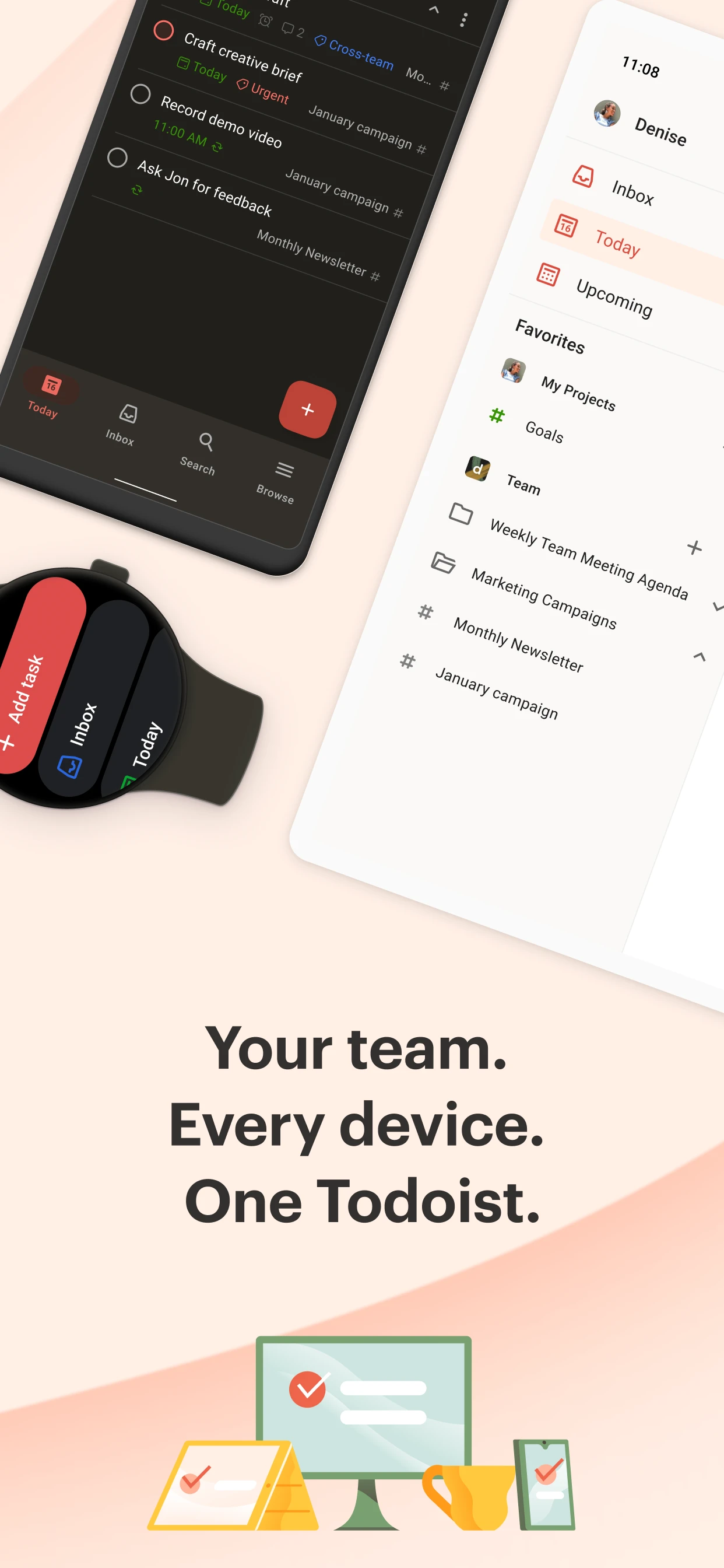 Todoist: To Do List & Calendar app store screenshot 7 — Productivity (Android)