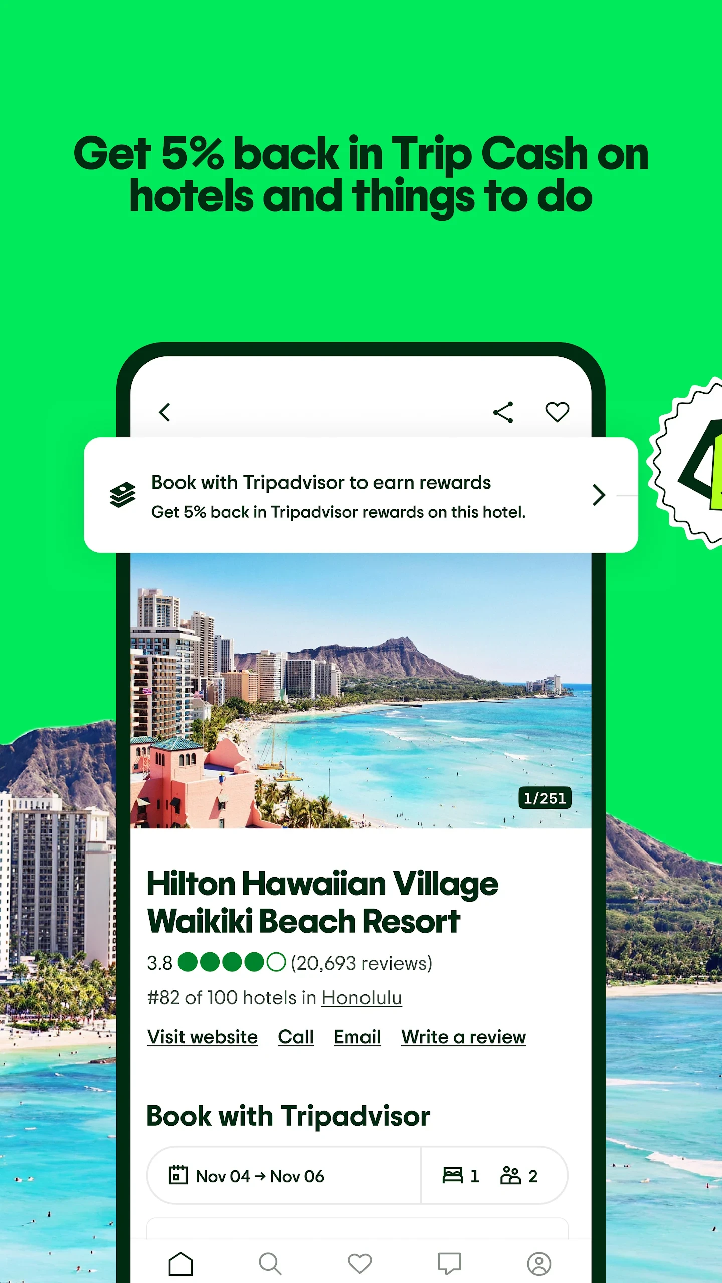 Tripadvisor: Plan & Book Trips app store screenshot 2 — Travel And Local (Android)
