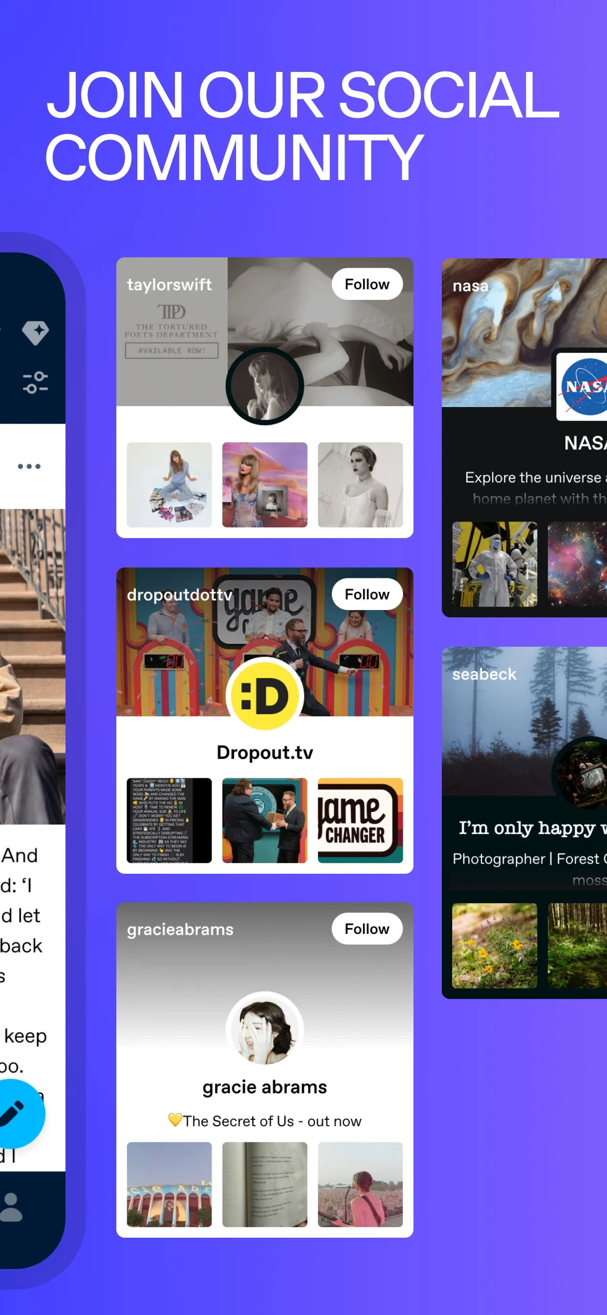 Tumblr: Social Media & Art app store screenshot 6 — Social (Android)