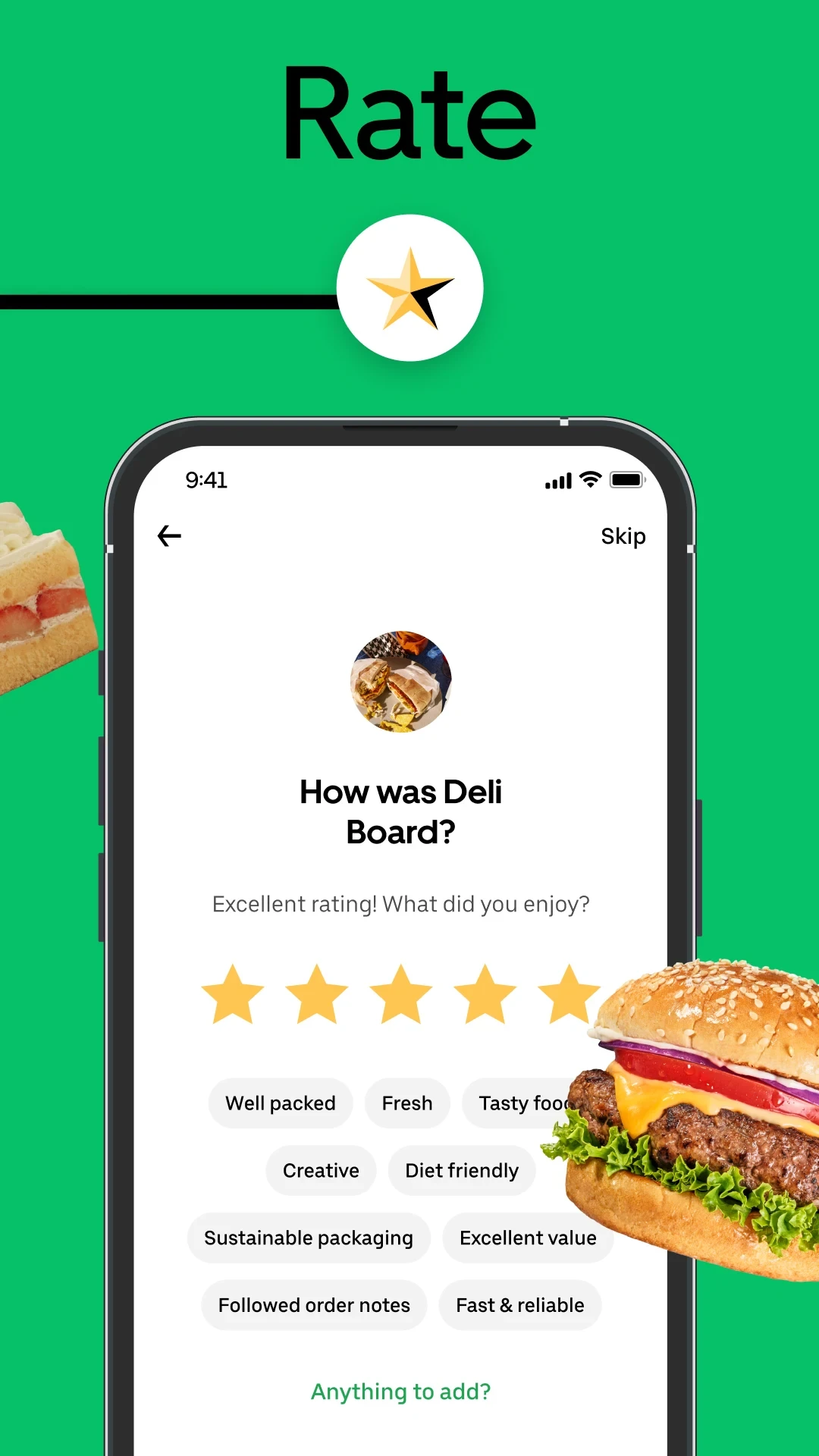 Uber Eats: Food and Grocery app store screenshot 14 — Food And Drink (Android)