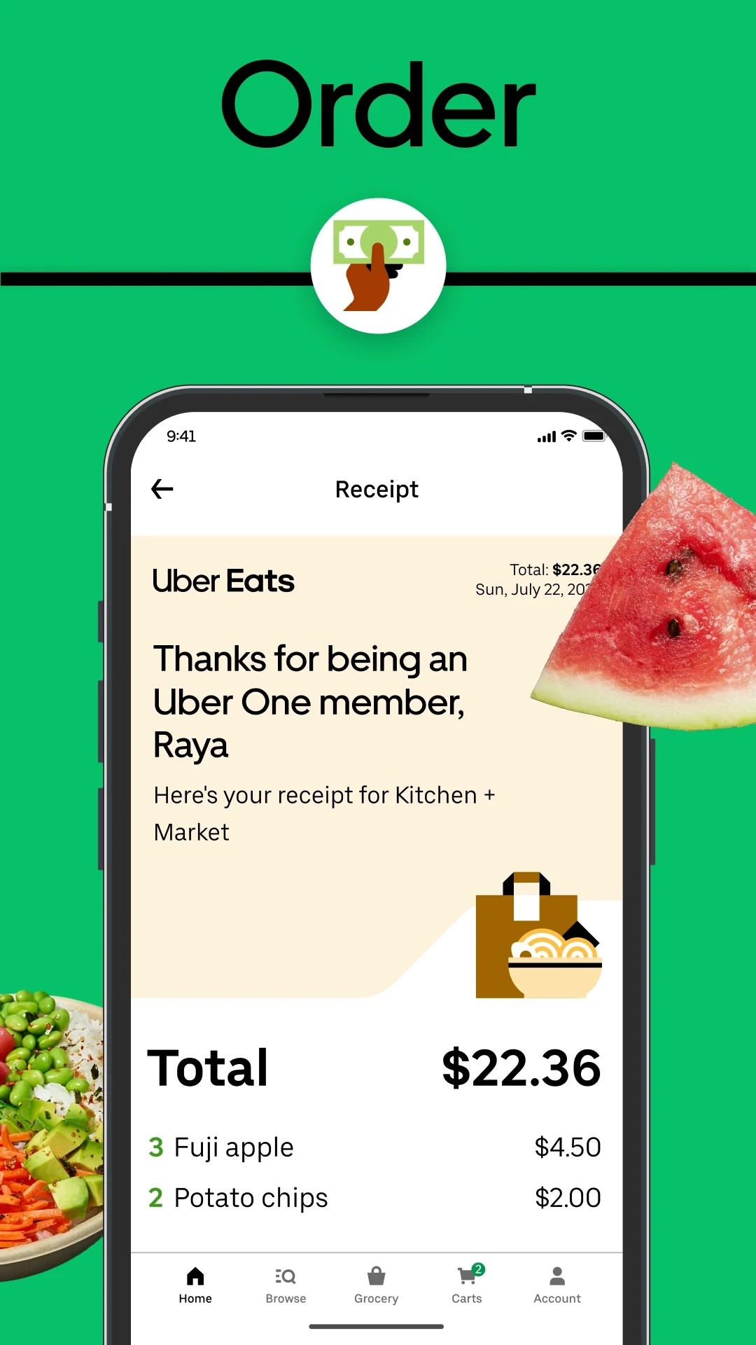 Uber Eats: Food and Grocery app store screenshot 18 — Food And Drink (Android)