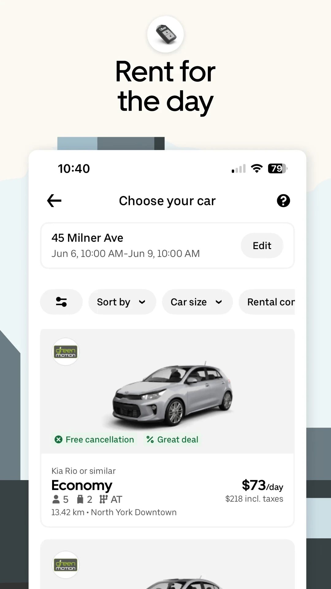 Uber - Request a ride app store screenshot 6 — Maps And Navigation (Android)