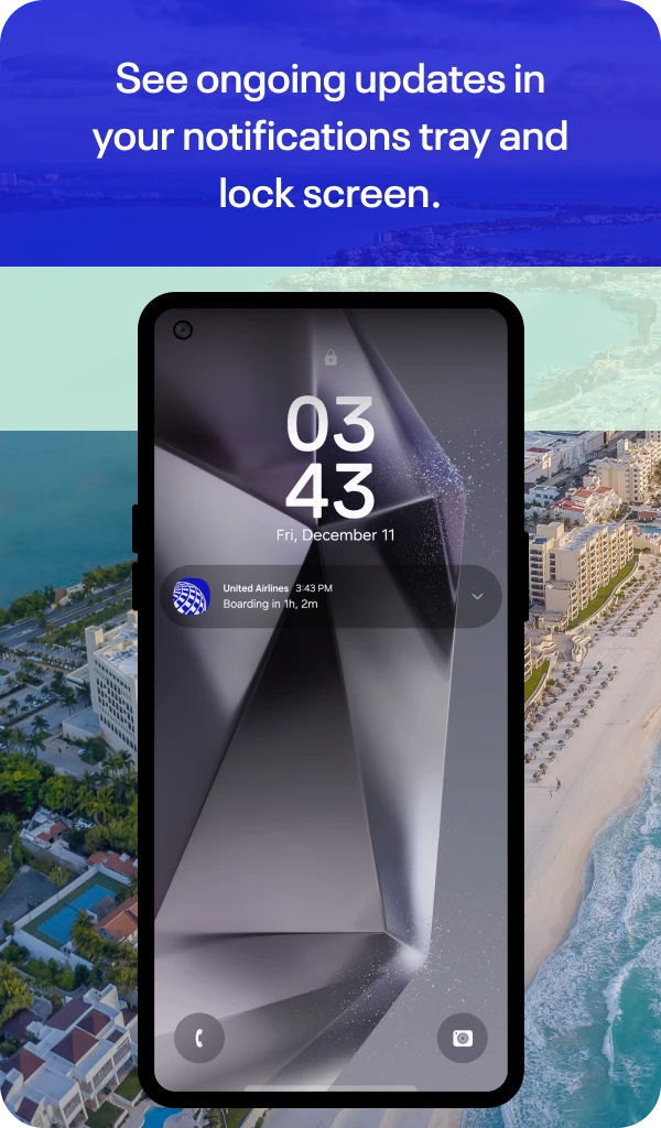 United Airlines app store screenshot 4 — Travel And Local (Android)