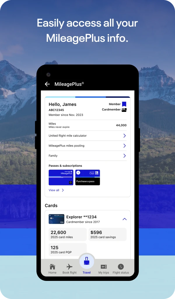 United Airlines app store screenshot 7 — Travel And Local (Android)