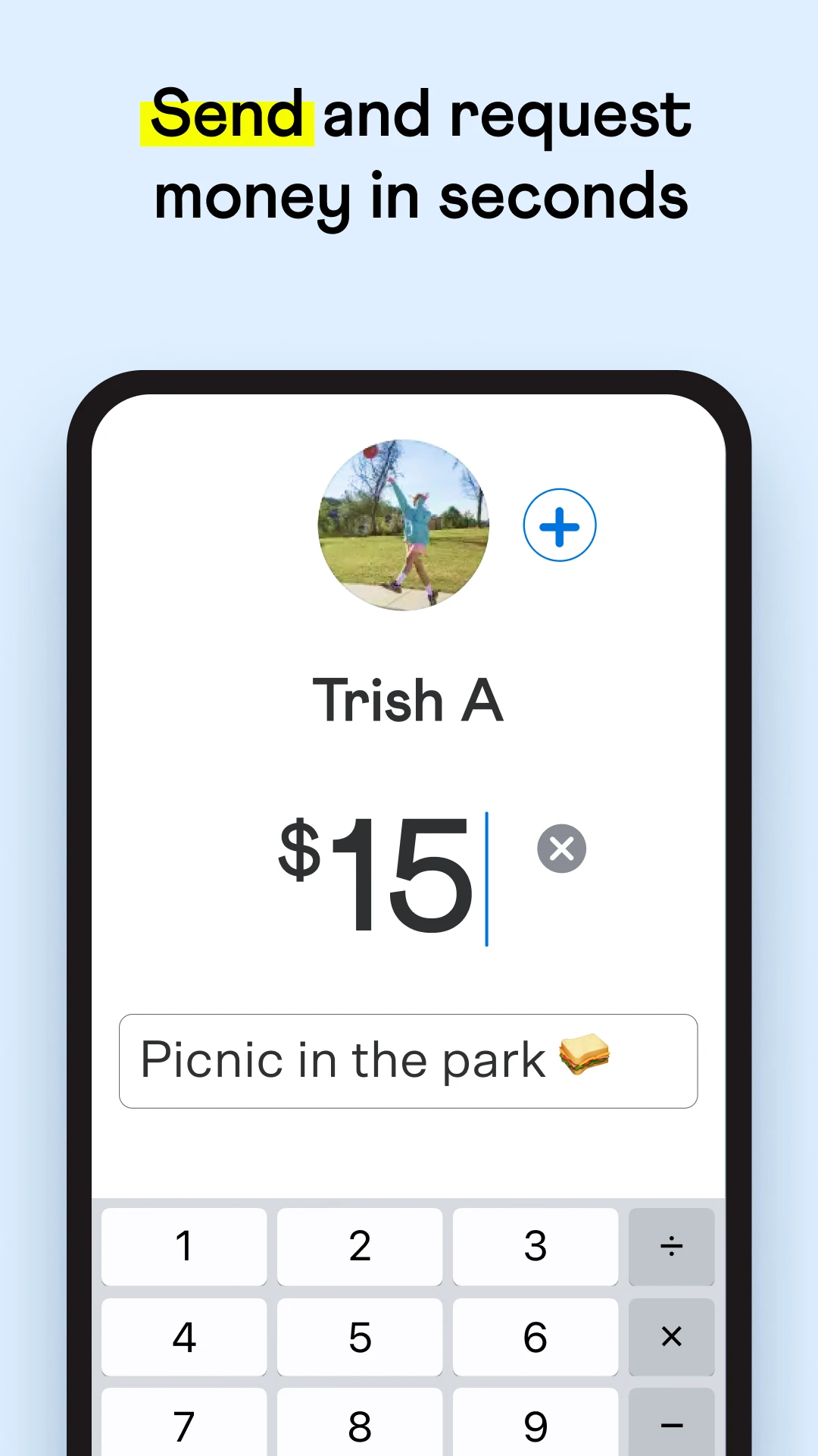 Venmo app store screenshot 2 — Finance (Android)
