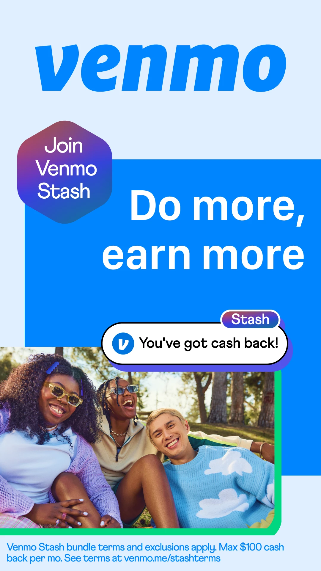 Venmo app store screenshot 1 — Finance (Android)