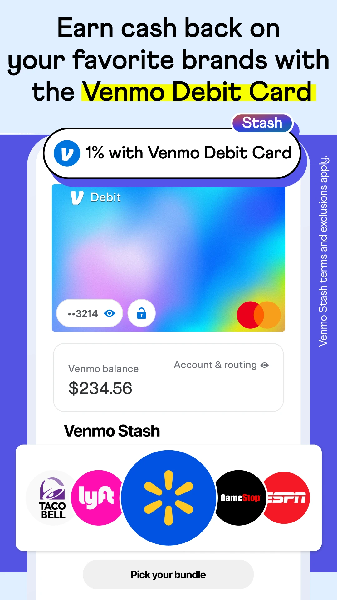Venmo app store screenshot 3 — Finance (Android)