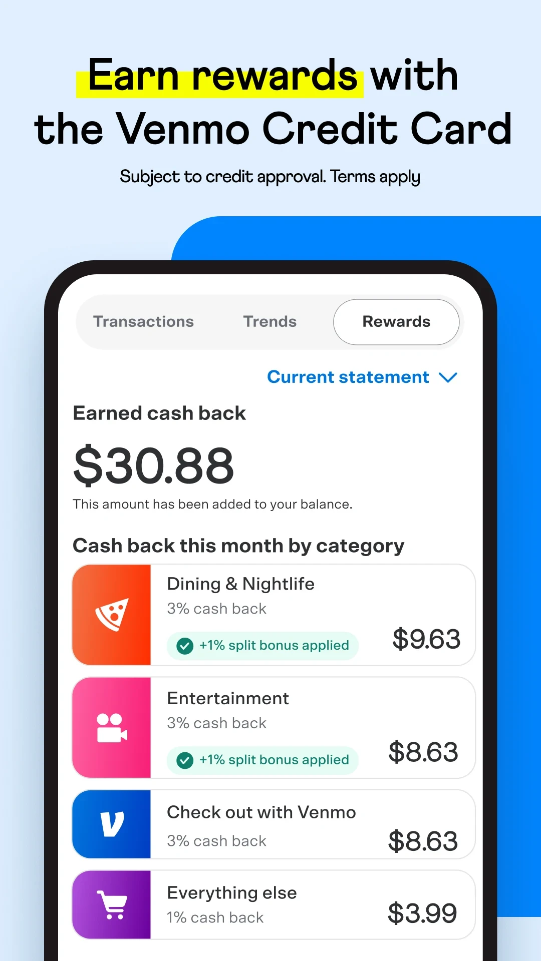 Venmo app store screenshot 6 — Finance (Android)