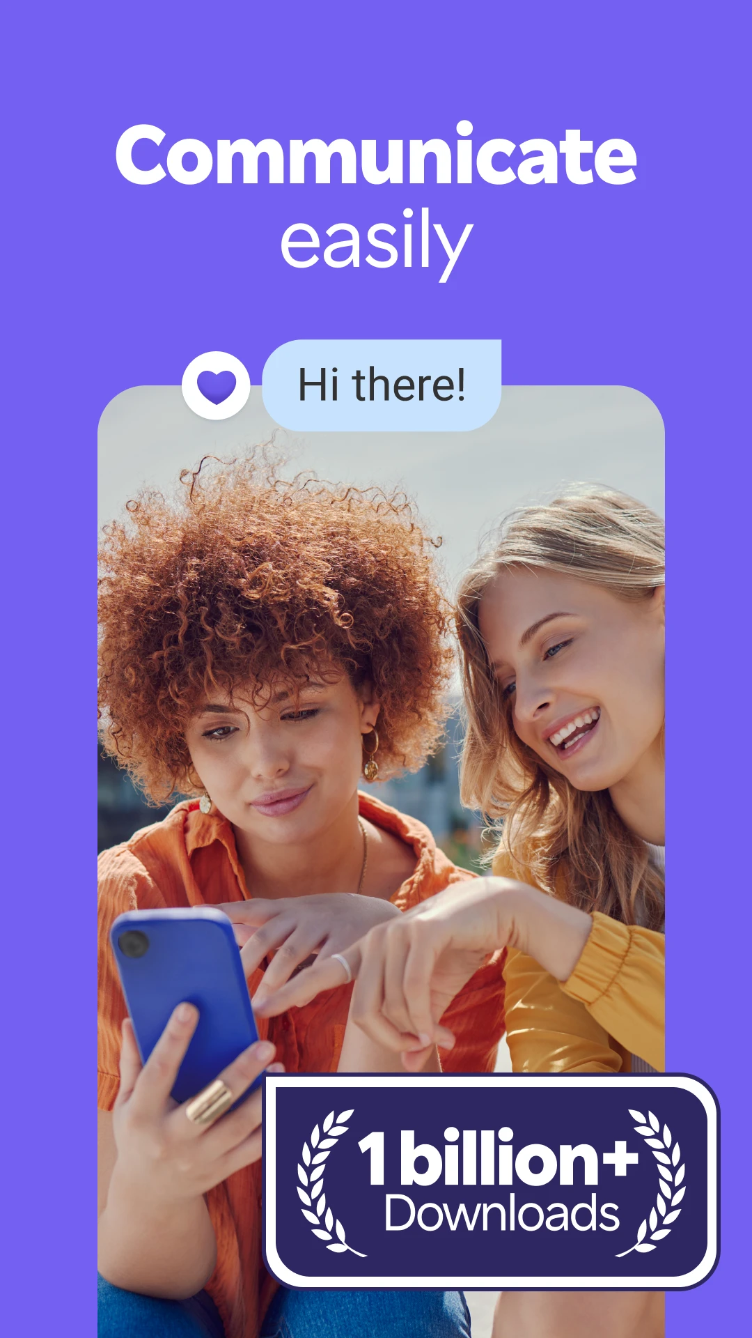 Rakuten Viber Messenger app store screenshot 1 — Communication (Android)