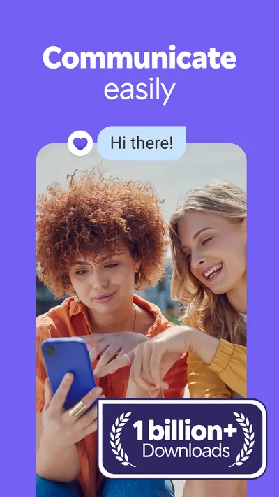 Rakuten Viber Messenger app store screenshot 1 — Communication (Android)