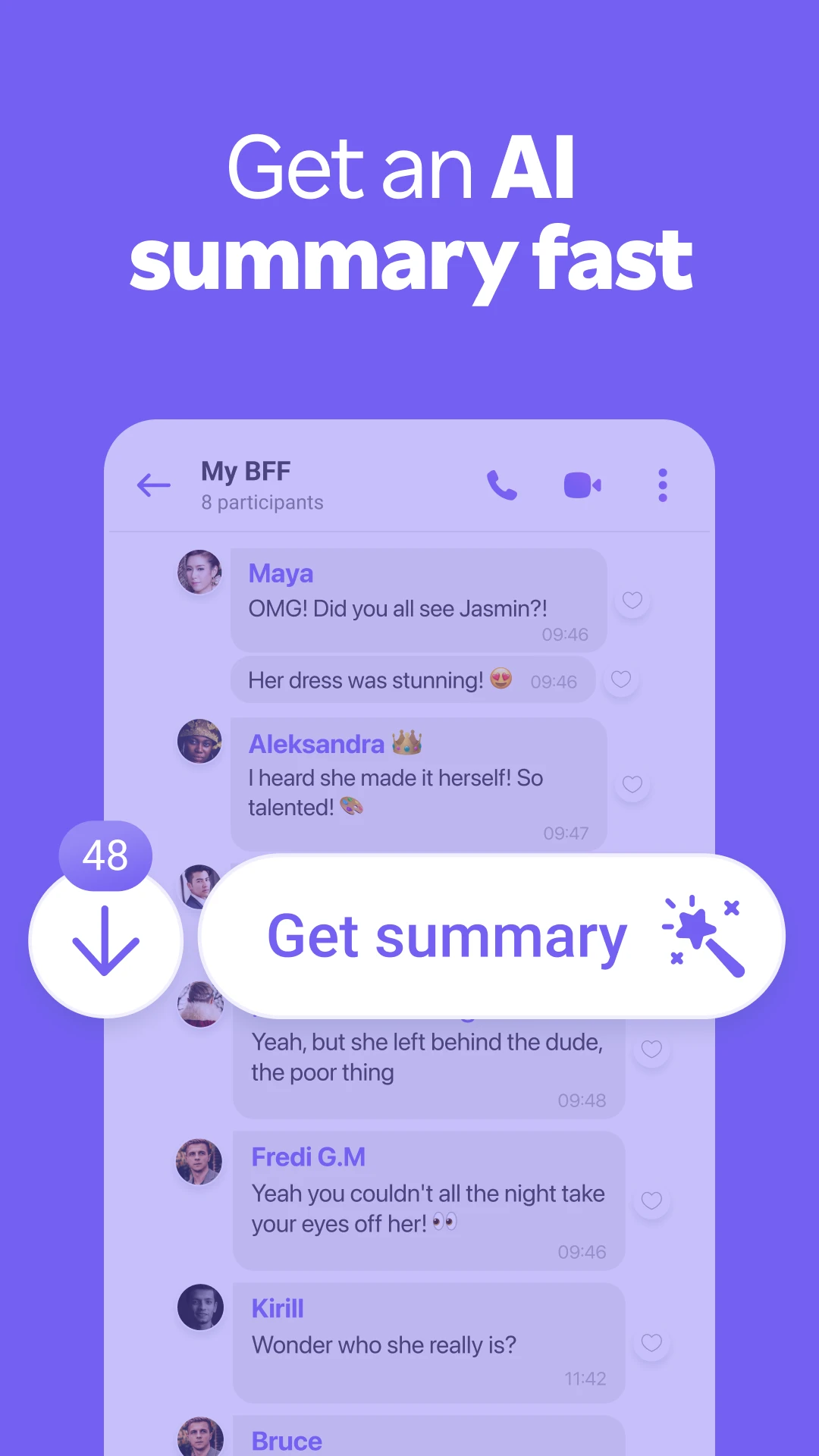 Rakuten Viber Messenger app store screenshot 7 — Communication (Android)