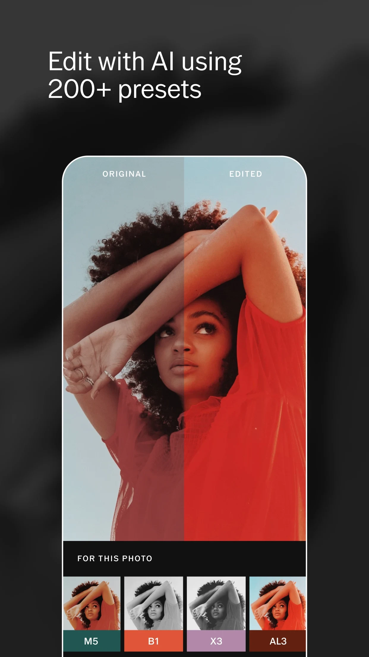 VSCO: Photo Editor app store screenshot 2 — Photography (Android)