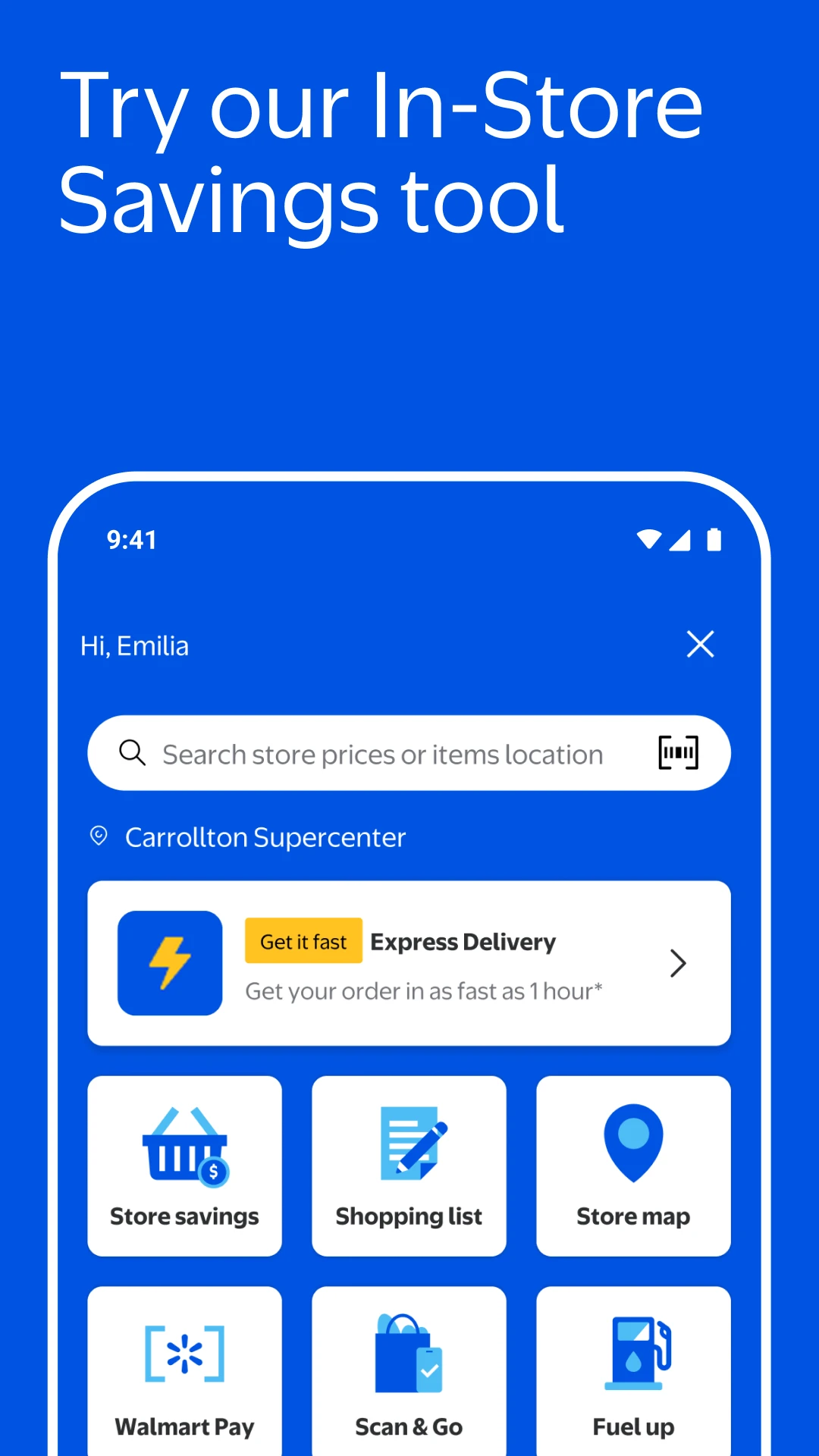 Walmart: Shopping & Savings app store screenshot 3 — Shopping (Android)