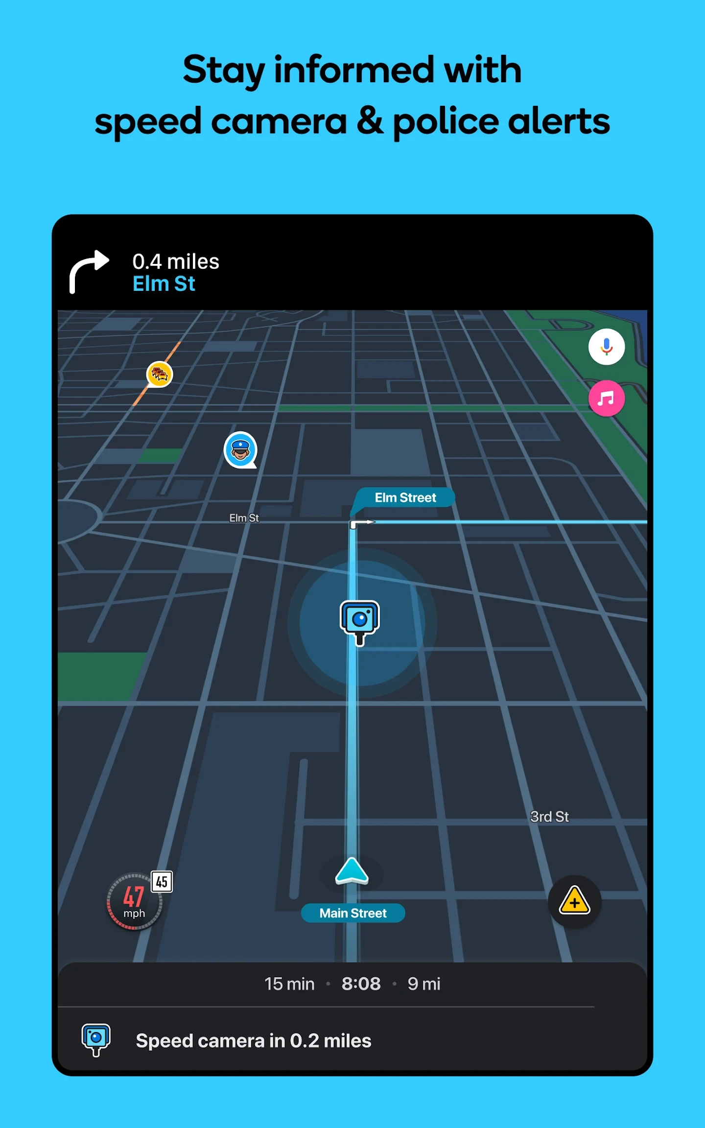 Waze Navigation & Live Traffic app store screenshot 19 — Maps And Navigation (Android)