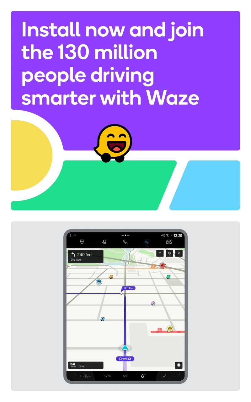 Waze Navigation & Live Traffic app store screenshot 25 — Maps And Navigation (Android)