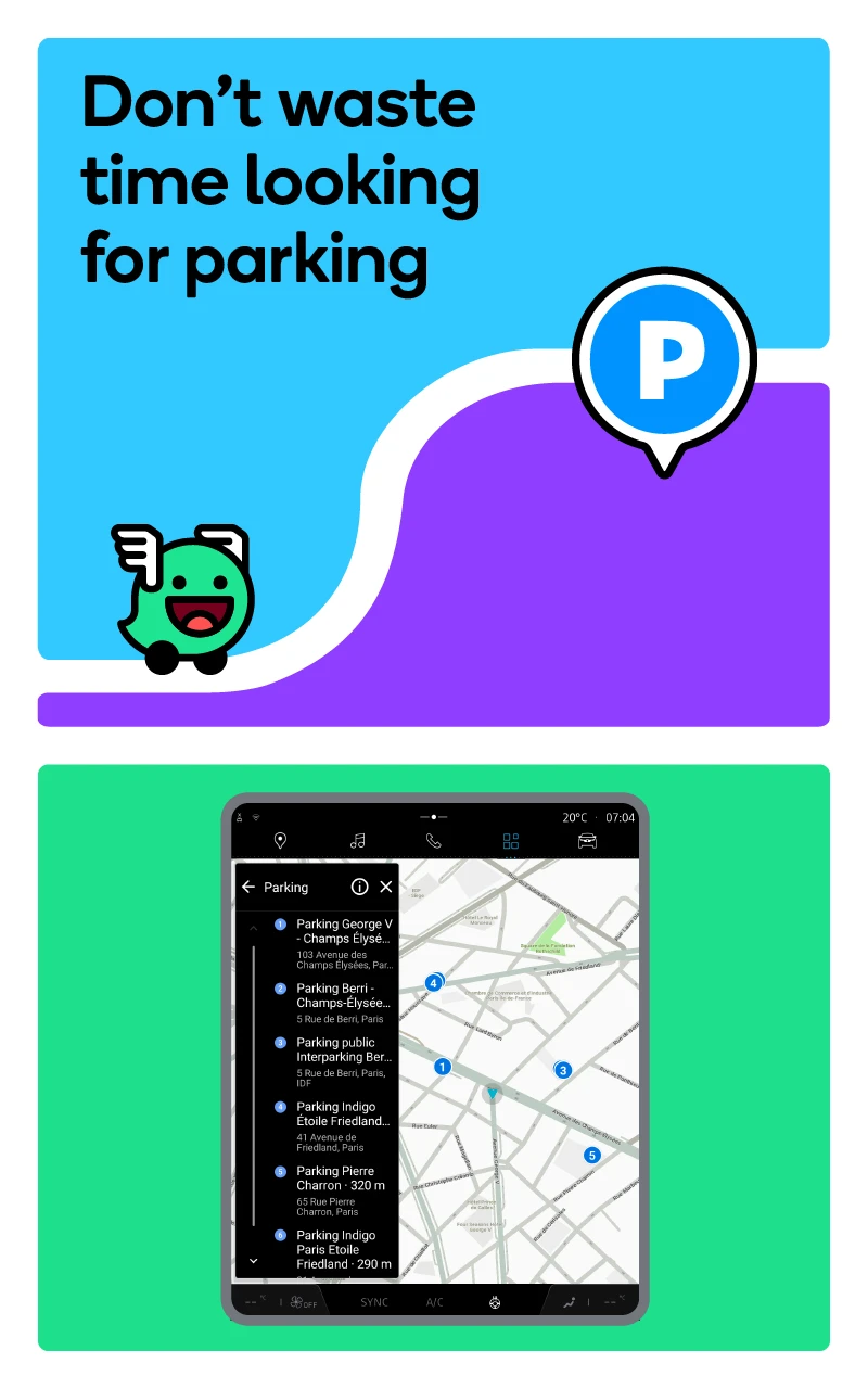 Waze Navigation & Live Traffic app store screenshot 26 — Maps And Navigation (Android)