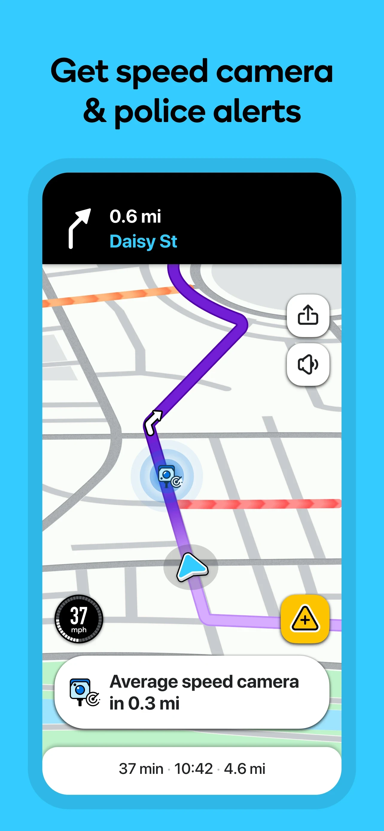 Waze Navigation & Live Traffic app store screenshot 3 — Maps And Navigation (Android)