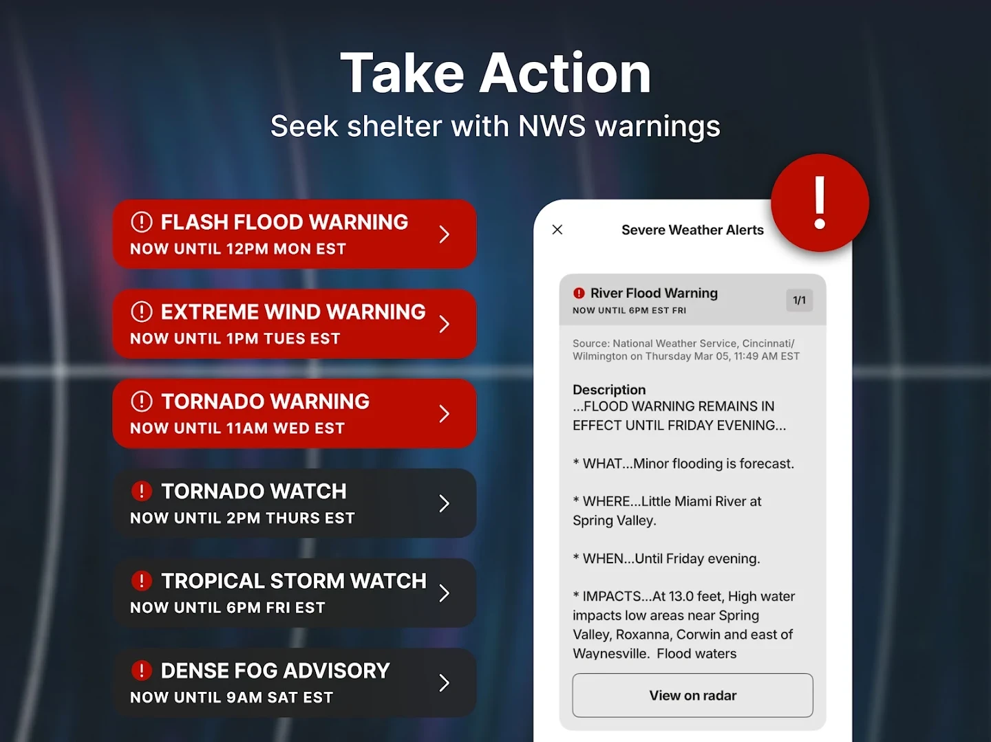The Weather Channel - Radar app store screenshot 19 — Weather (Android)