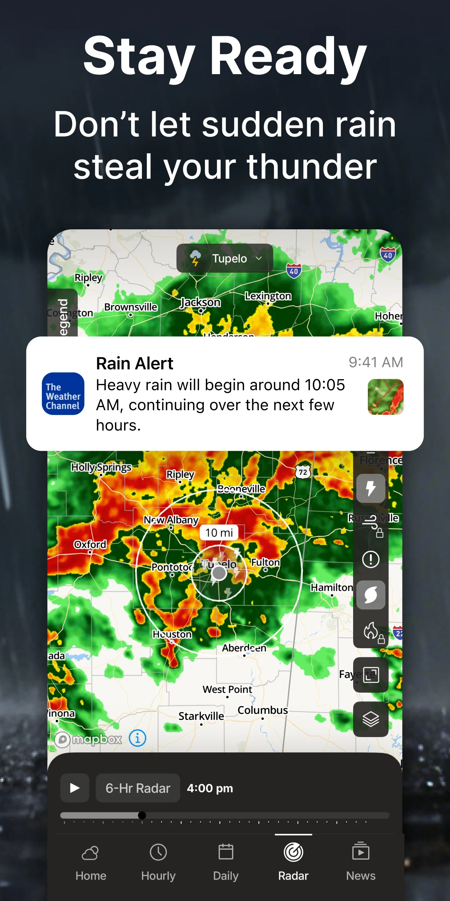 The Weather Channel - Radar app store screenshot 2 — Weather (Android)