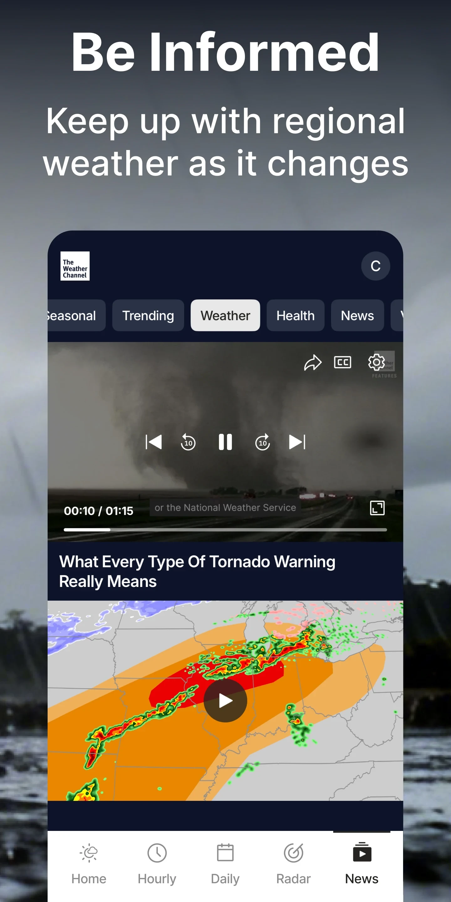 The Weather Channel - Radar app store screenshot 6 — Weather (Android)