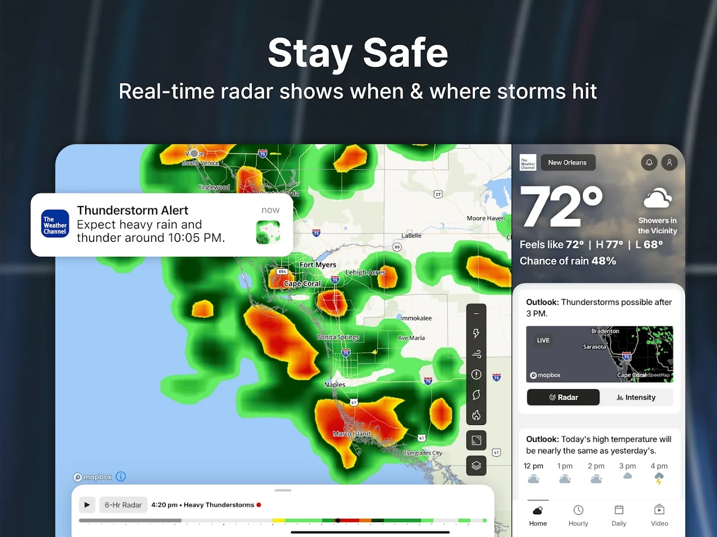 The Weather Channel - Radar app store screenshot 7 — Weather (Android)