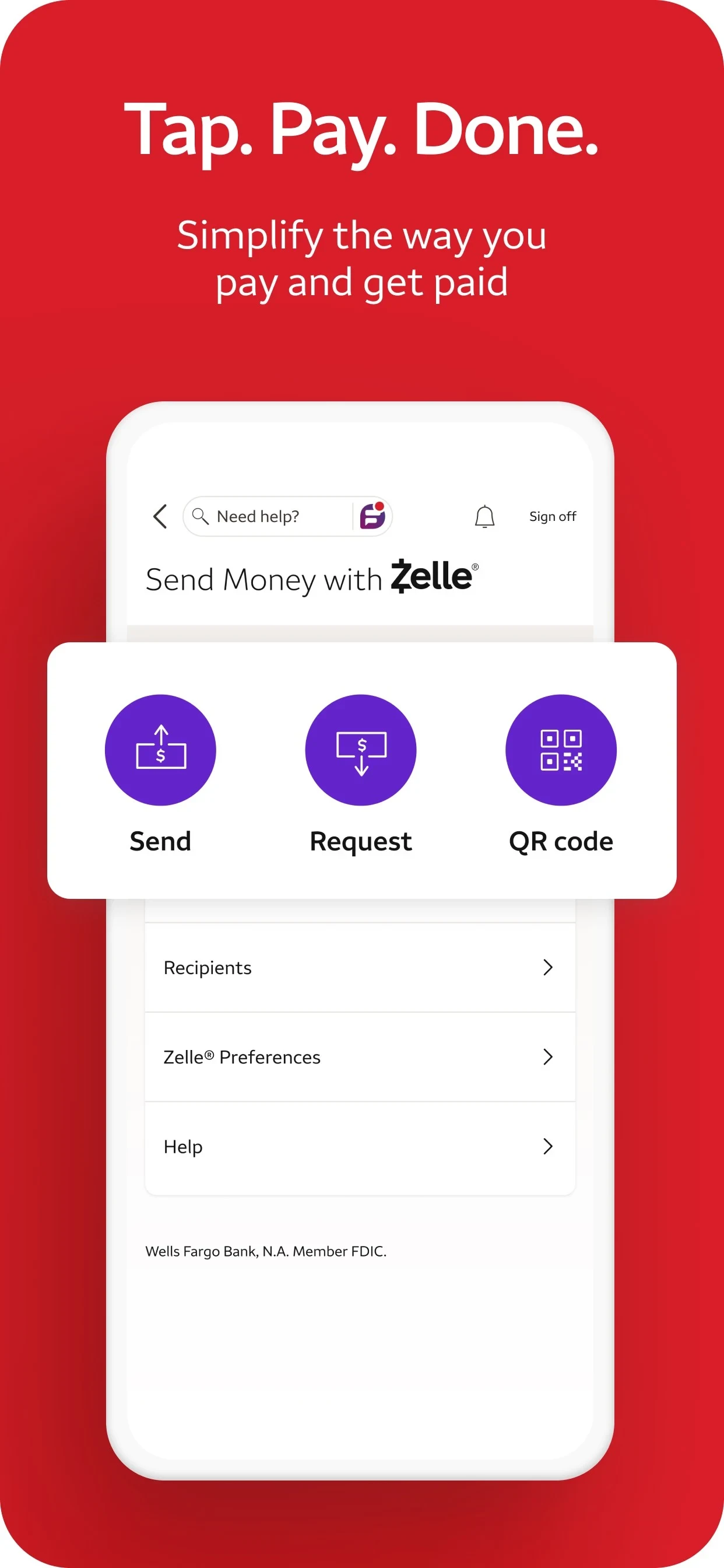 Wells Fargo Mobile® app store screenshot 6 — Finance (Android)