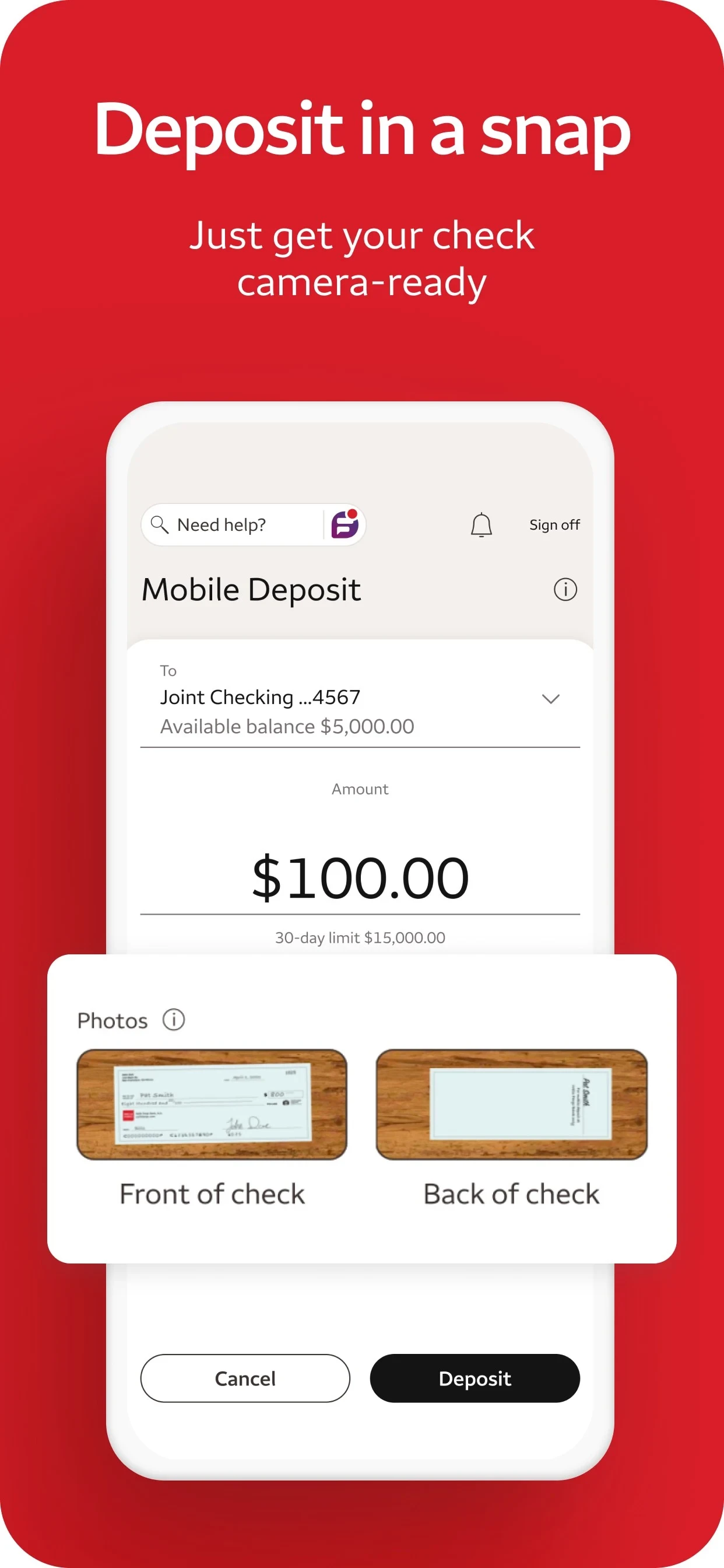 Wells Fargo Mobile® app store screenshot 8 — Finance (Android)