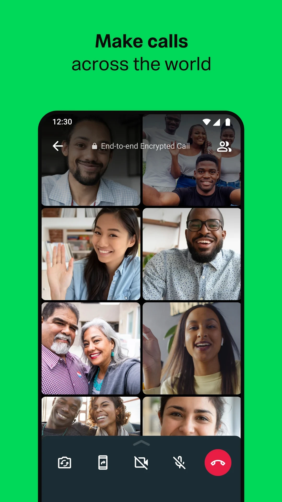 WhatsApp Messenger app store screenshot 3 — Communication (Android)