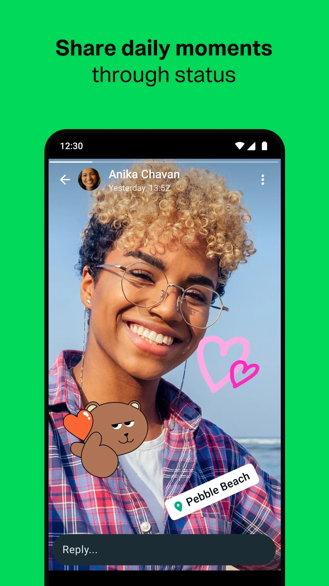 WhatsApp Messenger app store screenshot 5 — Communication (Android)
