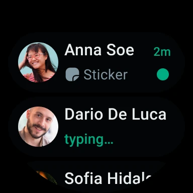 WhatsApp Messenger app store screenshot 6 — Communication (Android)