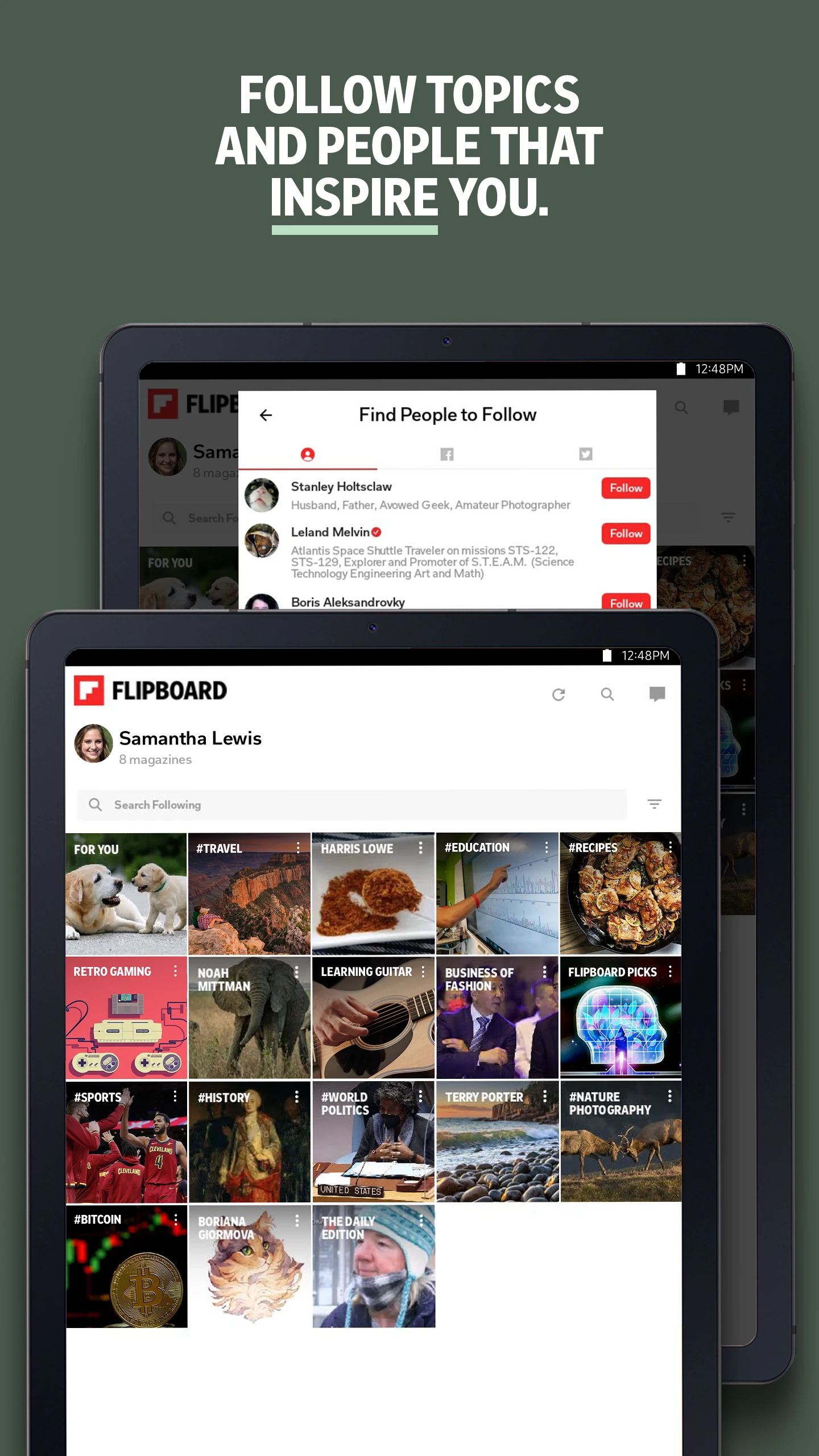 Flipboard:Your Social Magazine app store screenshot 13 — News And Magazines (Android)