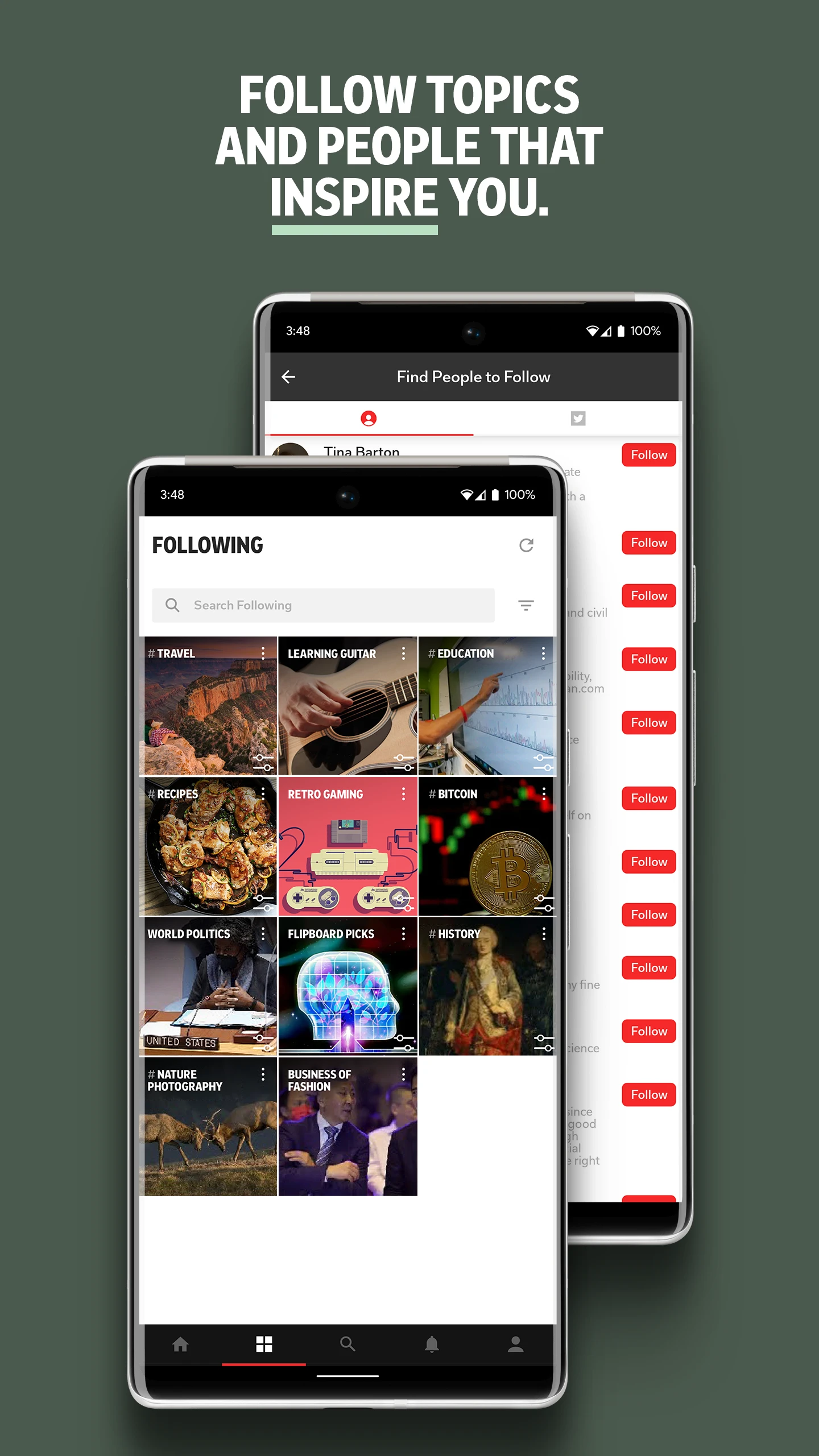 Flipboard:Your Social Magazine app store screenshot 3 — News And Magazines (Android)