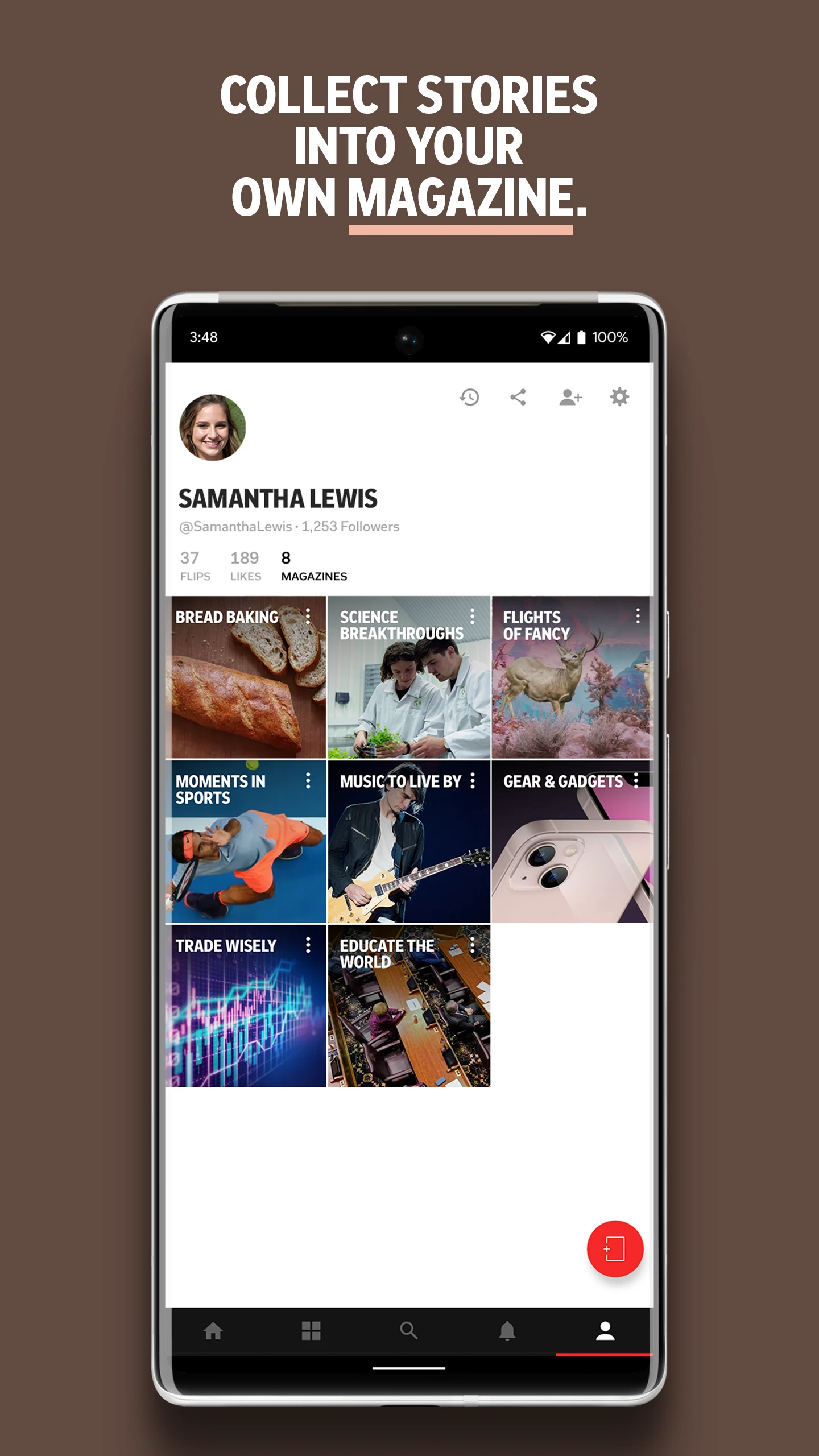 Flipboard:Your Social Magazine app store screenshot 4 — News And Magazines (Android)