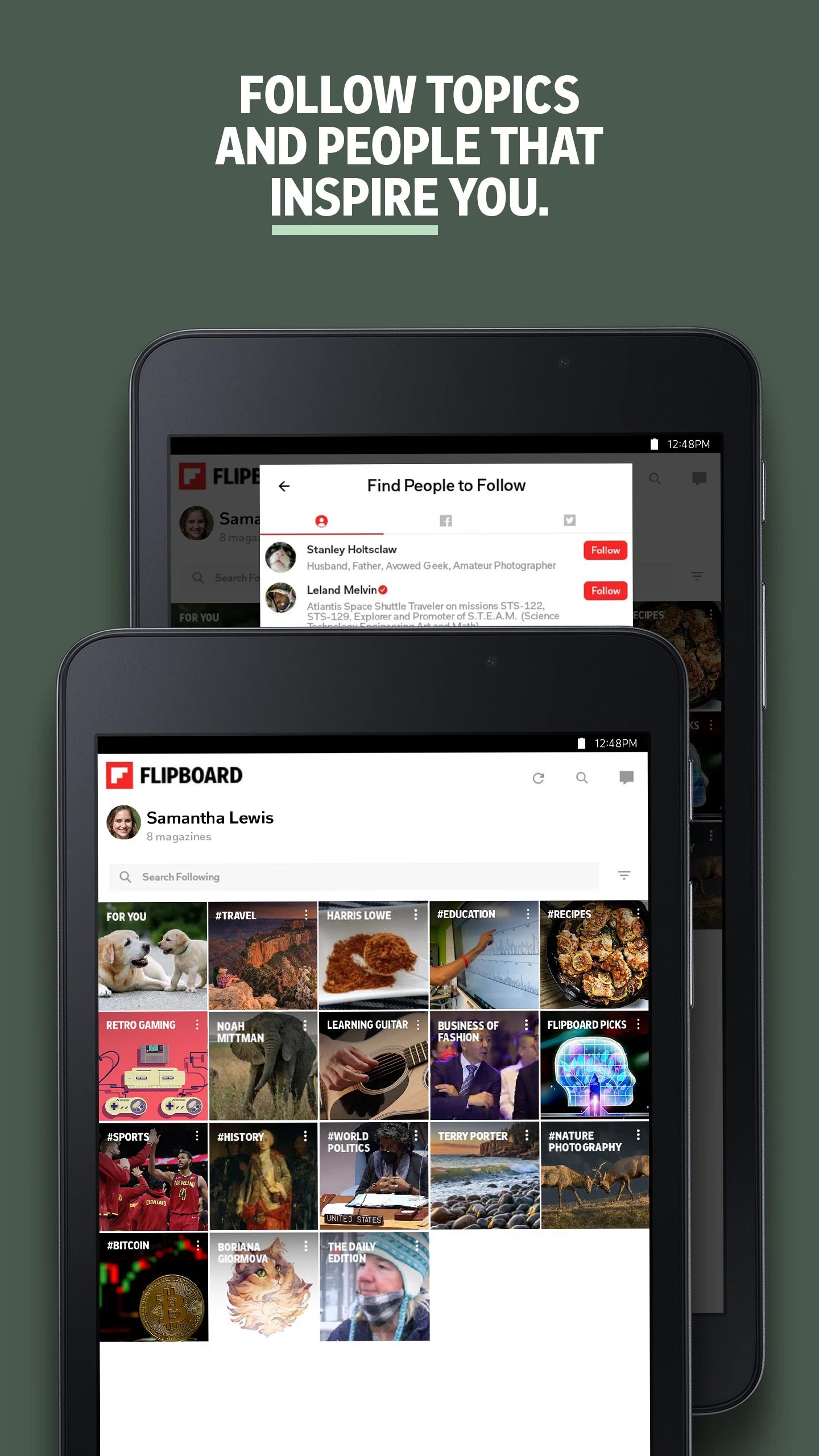 Flipboard:Your Social Magazine app store screenshot 8 — News And Magazines (Android)