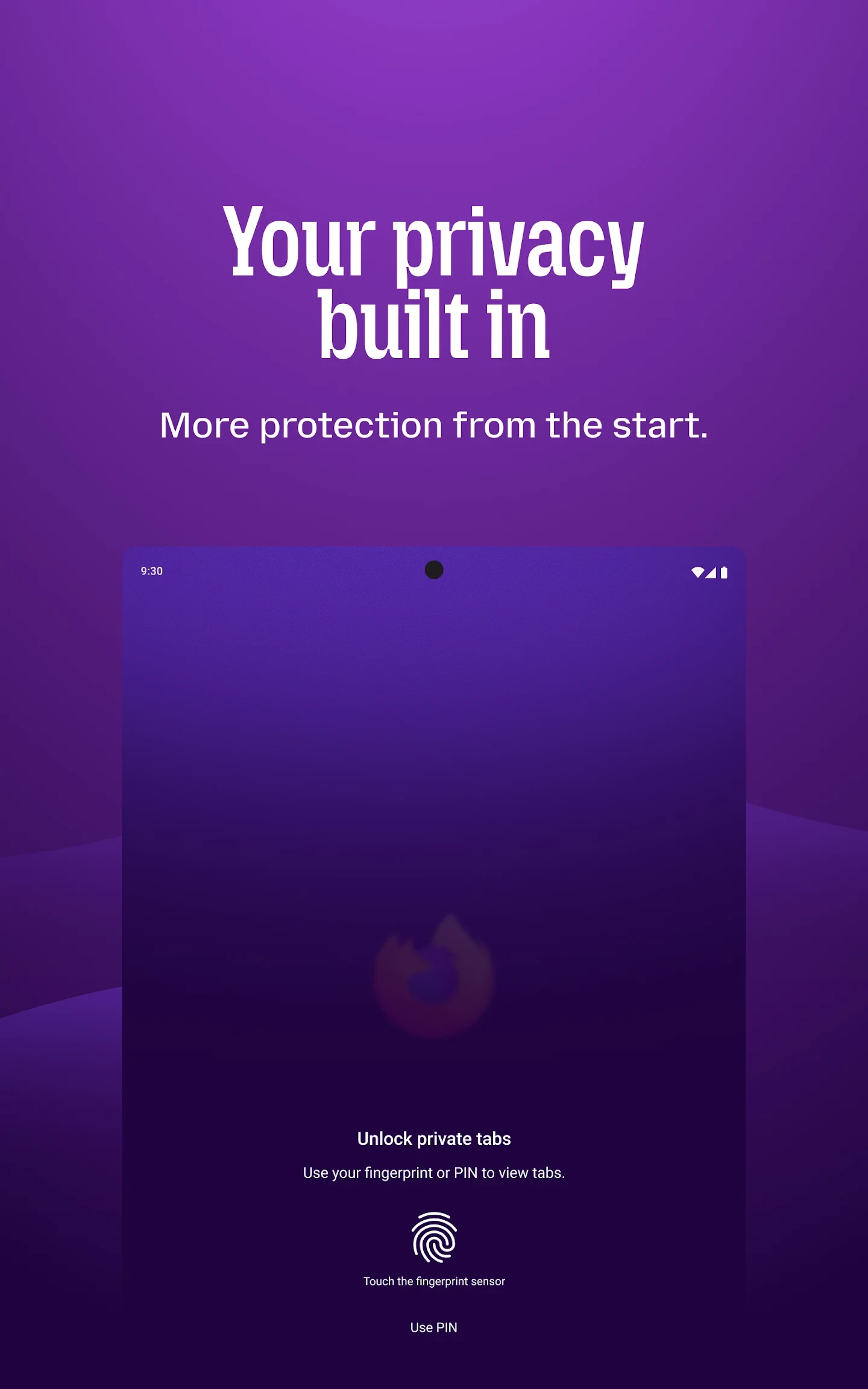 Firefox Fast & Private Browser app store screenshot 18 — Communication (Android)