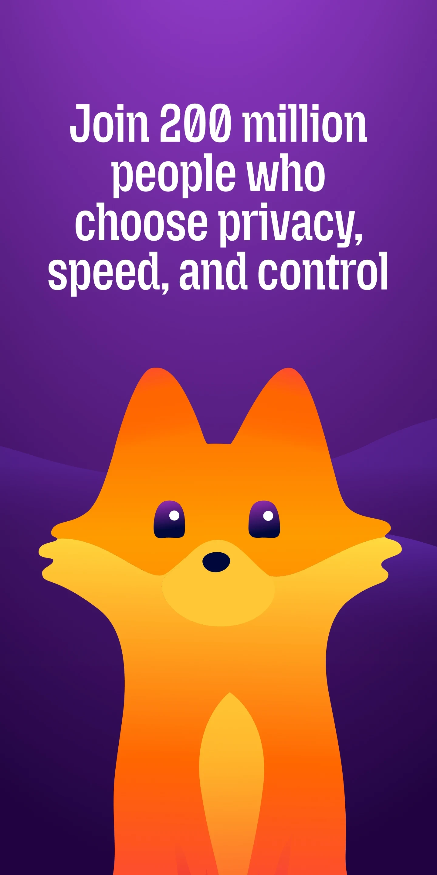 Firefox Fast & Private Browser app store screenshot 3 — Communication (Android)