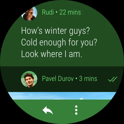 Telegram app store screenshot 13 — Communication (Android)