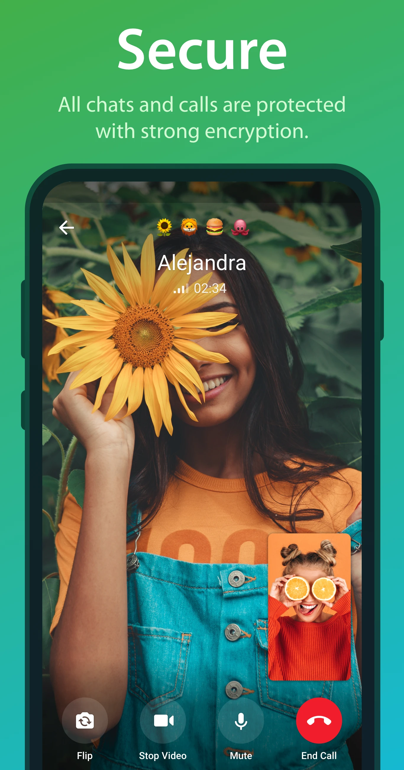 Telegram app store screenshot 3 — Communication (Android)
