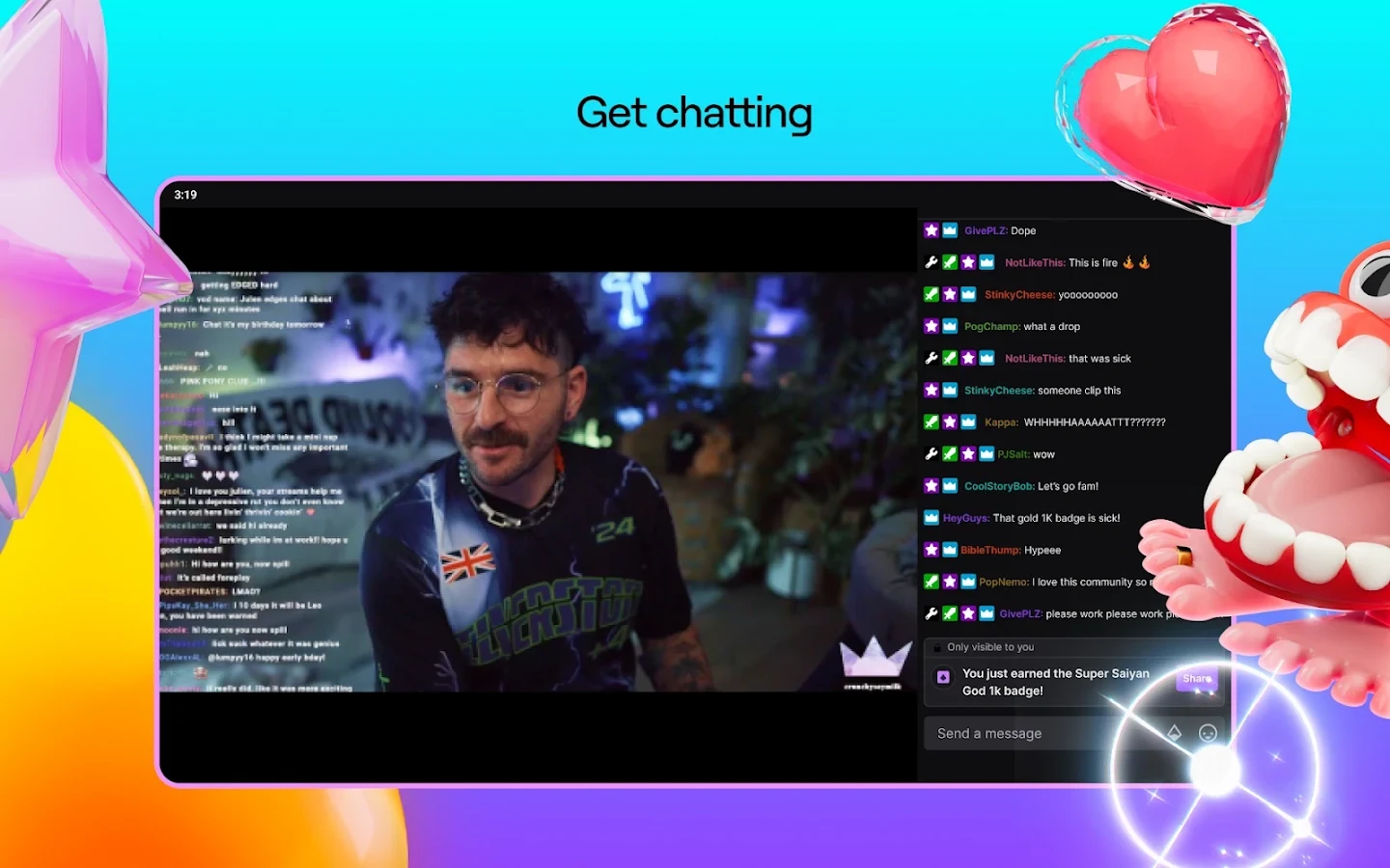 Twitch: Live Streaming app store screenshot 10 — Entertainment (Android)
